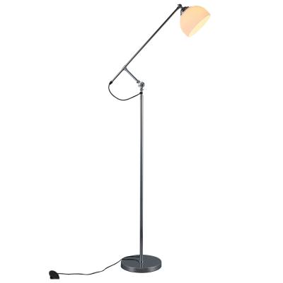 Noemi Iron & Glass Adjustable Floor Lamp
