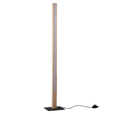 Rectara Wood & Iron LED Floor Lamp