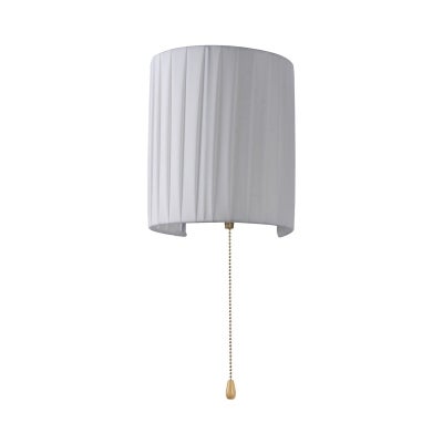 Willow Fabric Pull Cord Wall Light