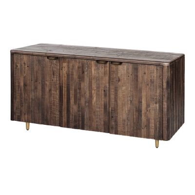 Lineo Reclaimed Timber 3 Door Buffet Table, 150cm