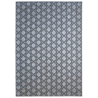Pacific No.9892 Indoor / Outdoor Rug, 230x160cm, Grey / Black