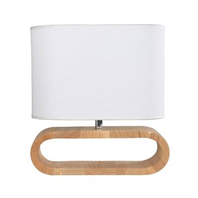 Lotus Wooden Table Lamp, Natural