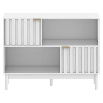 Linda Wooden 2 Door Sideboard, Type B, 106cm, White