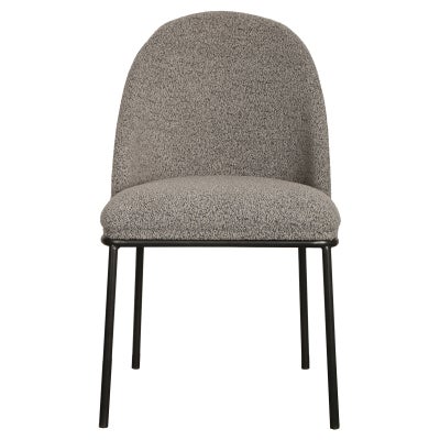 Zermat Boucle Fabric Dining Chair, Slate
