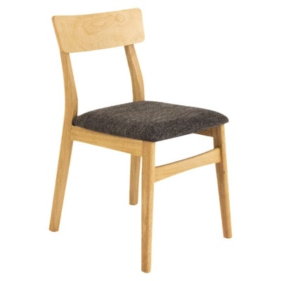 Cocoa Rubberwood Timber Dining Chair