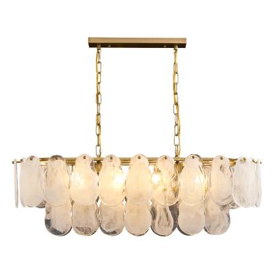 Nuvola Iron & Artistic Glass Bar Pendant Light