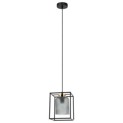 Carlos Iron & Glass Single Pendant Light