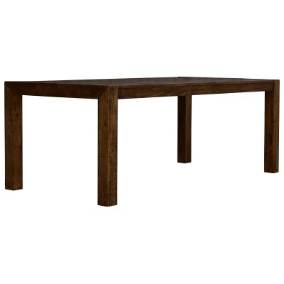 Arcadia Solid Timber Dining Table, 180cm, Aged Walnut