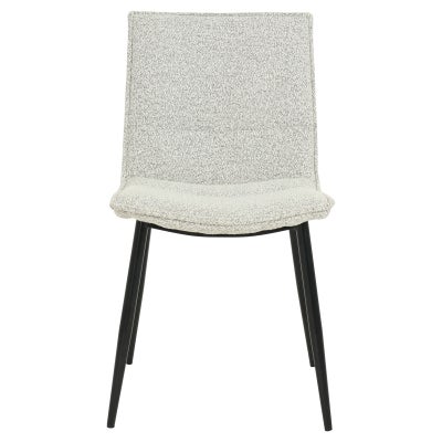 Lusers Boucle Fabric Dining Chair, Natural
