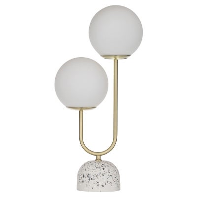 Amalfi Tivoli Metal & Terrazzo Base Table Lamp