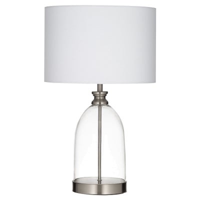 Society Home Marlow Glass Base Table Lamp