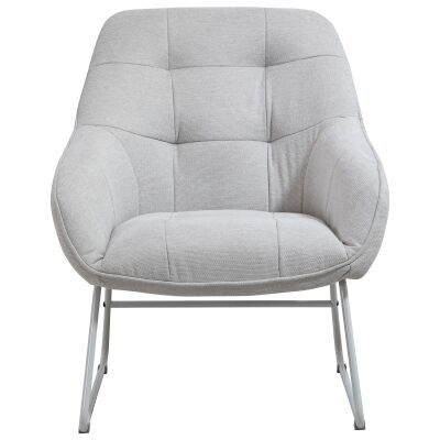 Linda Fabric Lounge Armchair, Beige
