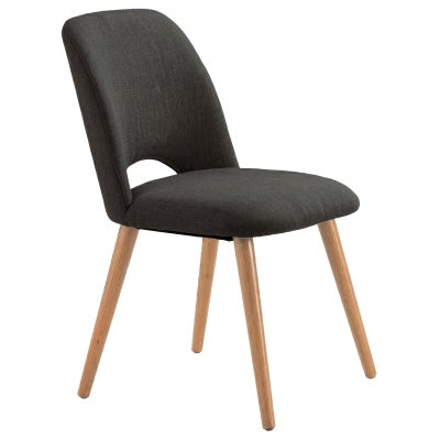 Marzino Fabric Dining Chair, Licorice