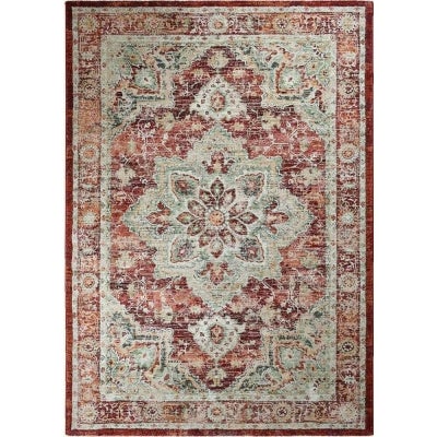 Oxford No.63435 Transitional Rug, 380x280cm, Red
