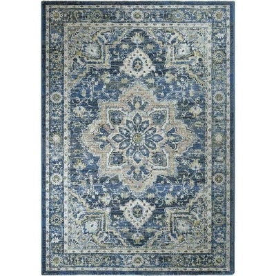 Oxford No.63435 Transitional Rug, 330x240cm, Blue