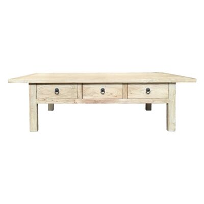 Jiajing Reclaimed Elm Timber 6 Drawer Oriental Coffee Table, 150cm