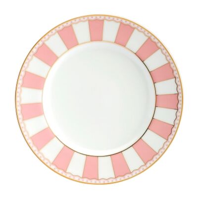  Noritake Carnivale Fine China Cake Plate, Small, Set of 2, Pink