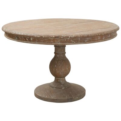 Sallen Timber Provincial Round Dining Table, 130cm