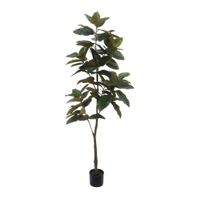Potted Real Touch Artificial Magnolia Tree, 170cm