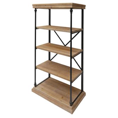 Ambrose Fir Timber & Metal Display Shelf