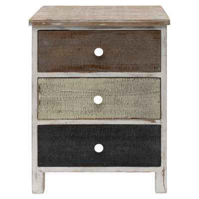 Eugenia Fir Timber Bedside Table