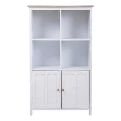 Dumonde 2 Door Bookcase, White