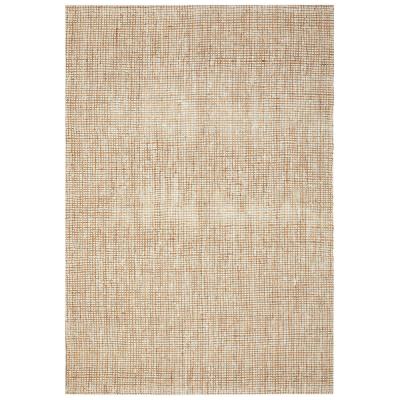 Madras Marlo Hand Loomed Jute Rug, 320x230cm, White
