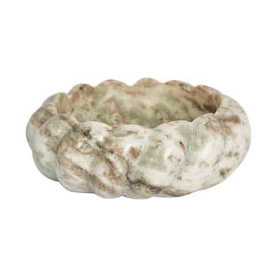 Twist Marble Shallow Bowl, Small