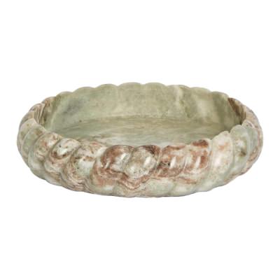 Twist Marble Shallow Bowl, Large