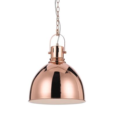 Market Metal Industrial Pendant Light, Copper