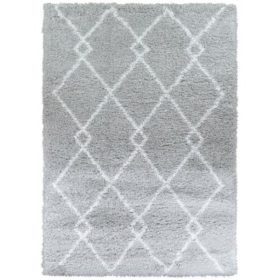 Cobi No.8744A Shag Rug, 170x120cm, Grey