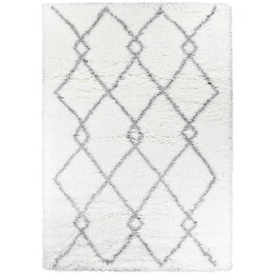 Cobi No.8744A Shag Rug, 290x200cm, White