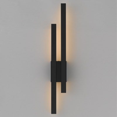 Masto IP54 Indoor / Outdoor LED Single Wall Light, 3000K, Black