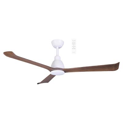 Martec Polo Indoor / Outdoor Smart DC Ceiling Fan with CCT Dimmable LED Light, 132cm/52