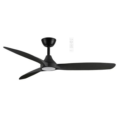 Martec Seaforth Indoor / Outdoor Smart DC Ceiling Fan with CCT Dimmable LED Light, 142cm/56