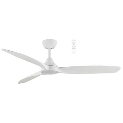 Martec Seaforth Indoor / Outdoor Smart DC Ceiling Fan with CCT Dimmable LED Light, 142cm/56