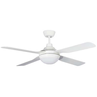 Martec Discovery II Indoor / Outdoor AC Ceiling Fan with CCT Dimmable LED Light, 122cm/48