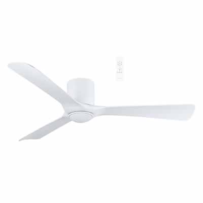 Martec Fresno Indoor / Outdoor Smart DC Ceiling Fan with CCT Dimmable LED Light, 132cm/52
