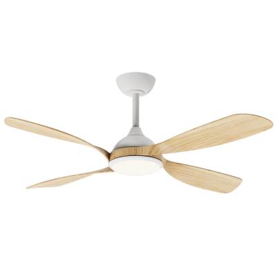 Martec Hampton Indoor / Outdoor Smart DC Ceiling Fan with CCT Dimmable LED Light, 132cm/52