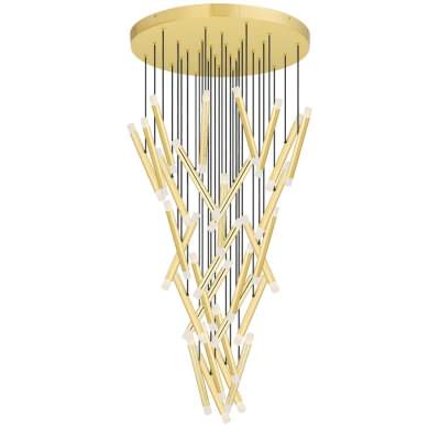 Milazo LED Cluster Pendant Light, 3000K, Gold