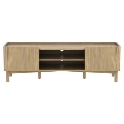 Cove Wooden 2 Door TV Unit, 150cm