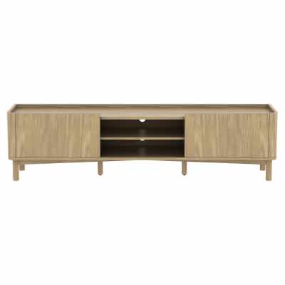 Cove Wooden 2 Door TV Unit, 180cm