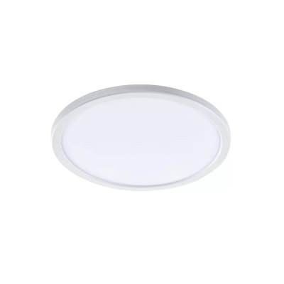 Fino IP54 Indoor / Outdoor LED Oyster Light with Sensor, 18W, CCT, White 