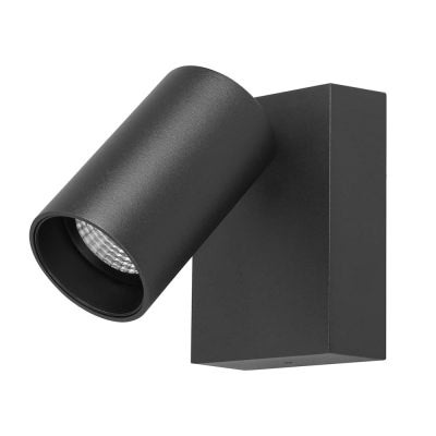 Capri IP65 Exterior LED Security Light, 1 Head, CCT, Black