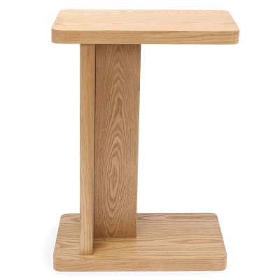 Zako Wooden C-shape Side Table