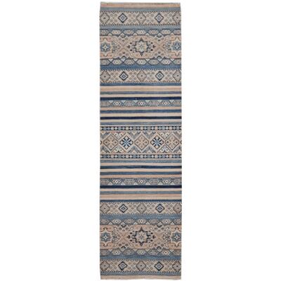 One of A Kind Kajetan Hand Knotted Wool Sultan Runner Rug, 296x79cm