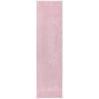 Montana Plush Modern Runner Rug, 300x80cm, Blush
