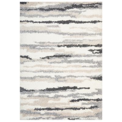 Moonlight Neptune Slate Shag Rug, 290x200cm