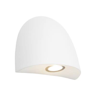 Mora IP54 Exterior LED Wall Light, CCT, White