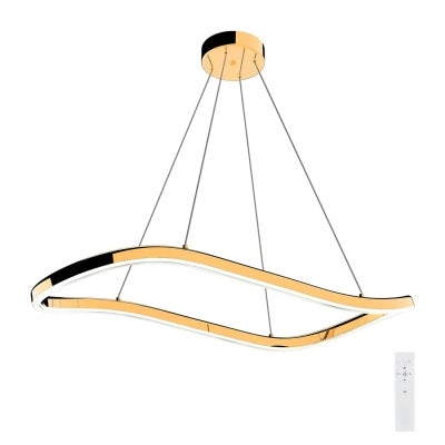 Solara Metal Dimmable LED Pendant Light, CCT, Large